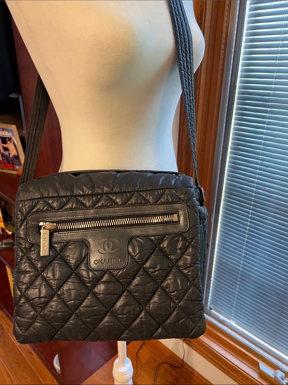 CHANEL COCO COCOON nylon messenger bag
